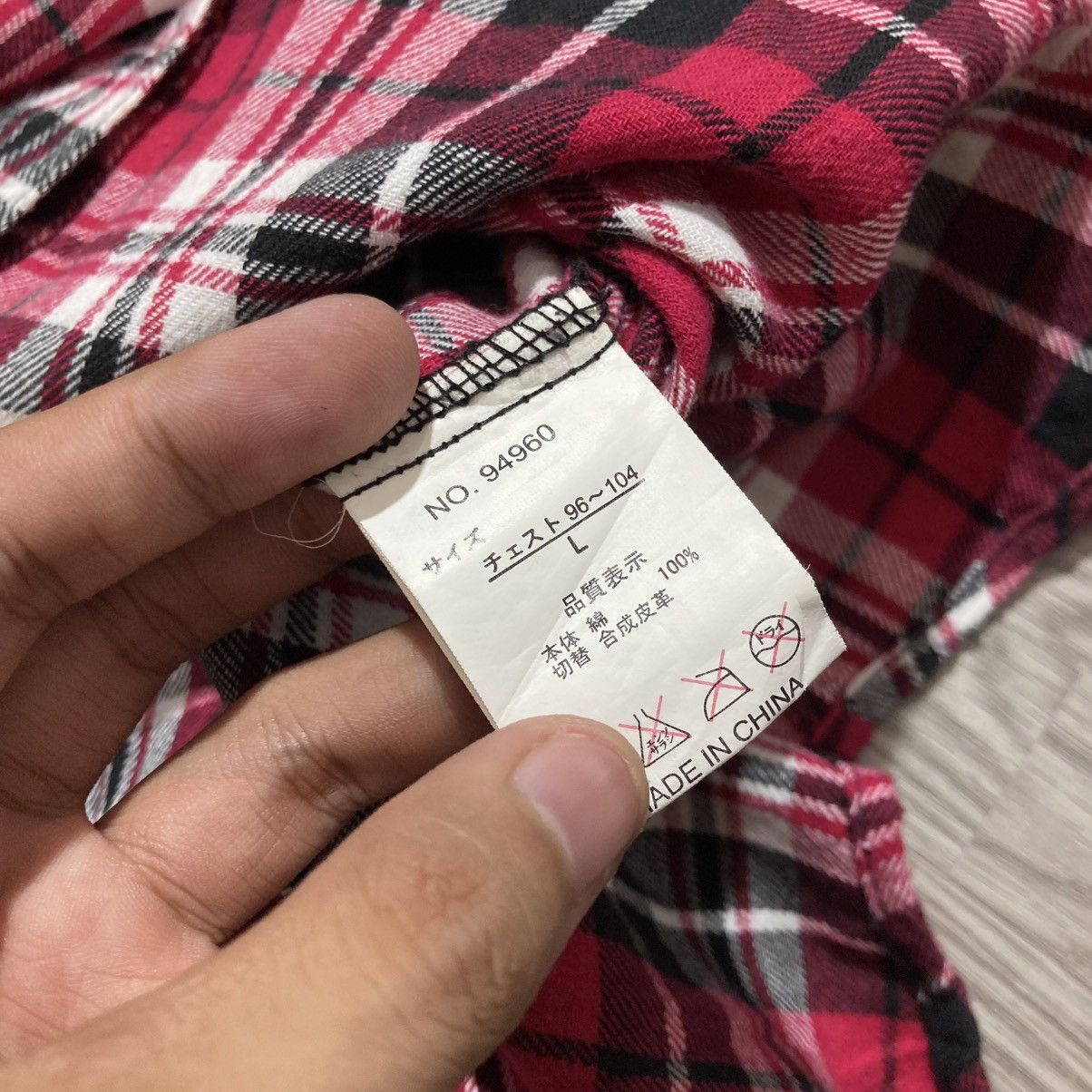 In The Attic 2000s In The Attic Plaid Flanel Button Shirt Punk Lgb Style Size US M / EU 48-50 / 2 - 19 Thumbnail