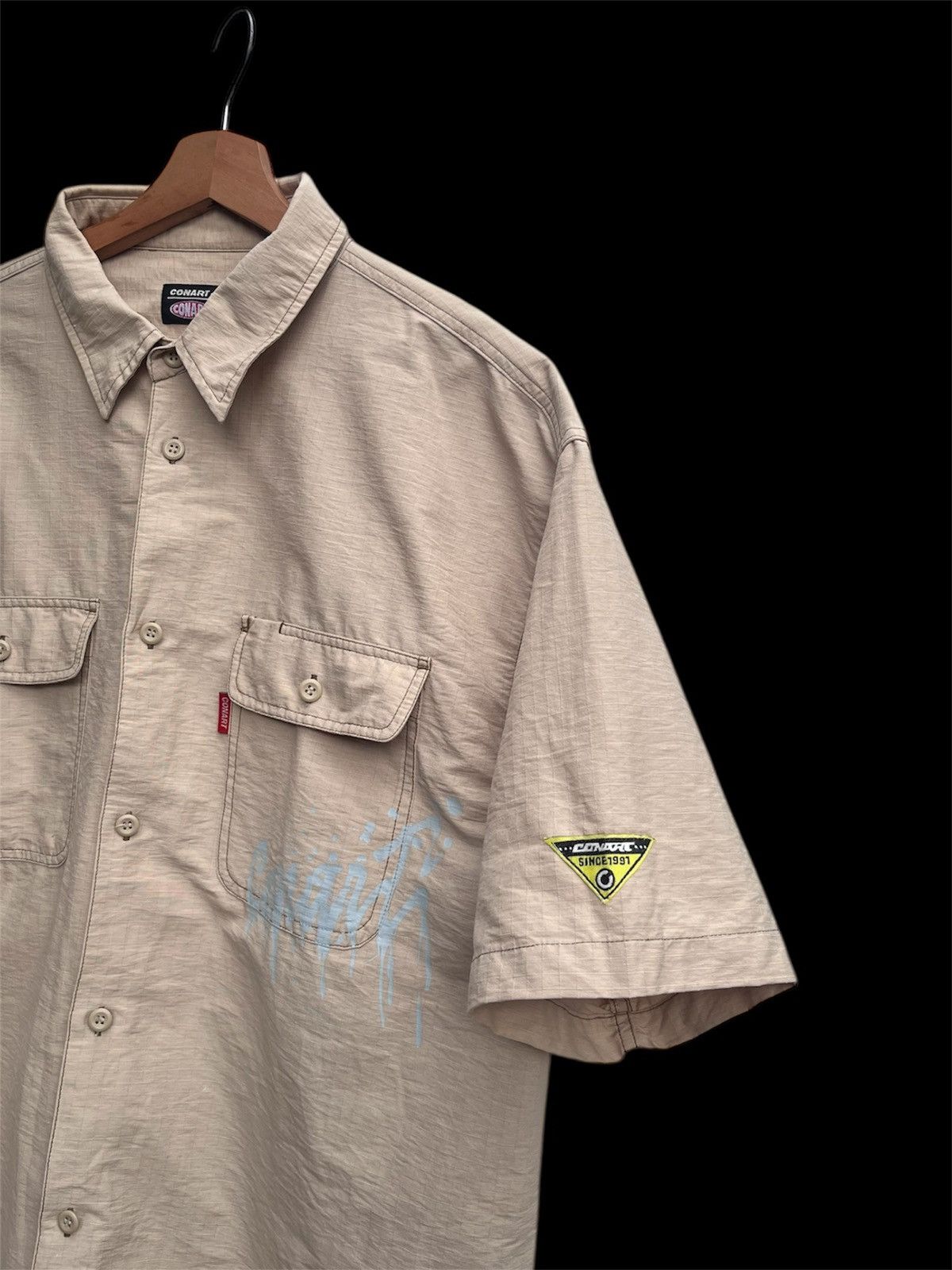 Rap Tees Vintage Conart Short Sleeve Button Ups Shirt Size US L / EU 52-54 / 3 - 4 Thumbnail