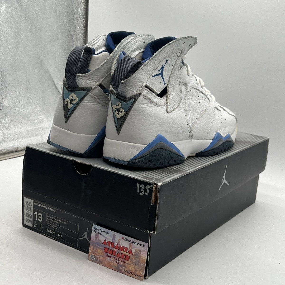 Jordan Brand Air Jordan 7 French blue Size US 13 / EU 46 - 5 Thumbnail