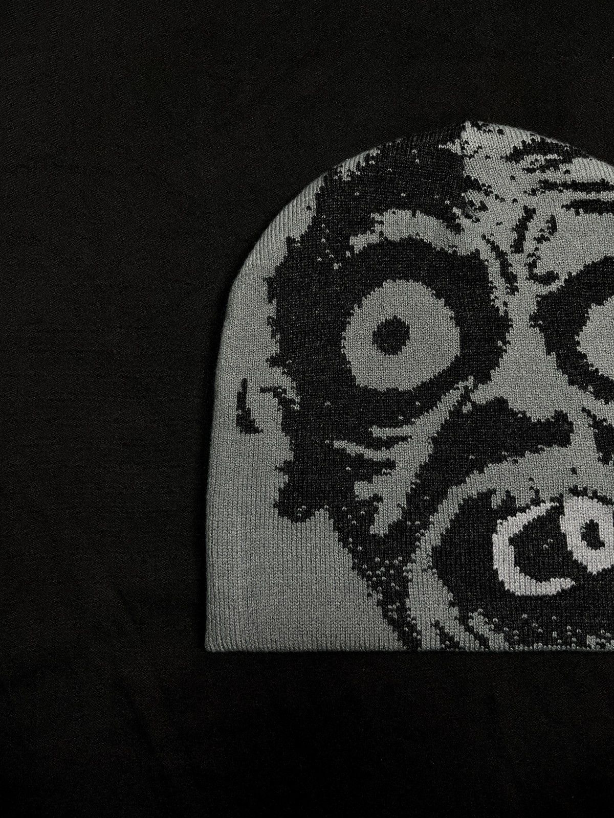 Japanese Brand Rare Collective Studios Zombie No Cuff Knit Skull Cap Beanie Size ONE SIZE - 3 Thumbnail