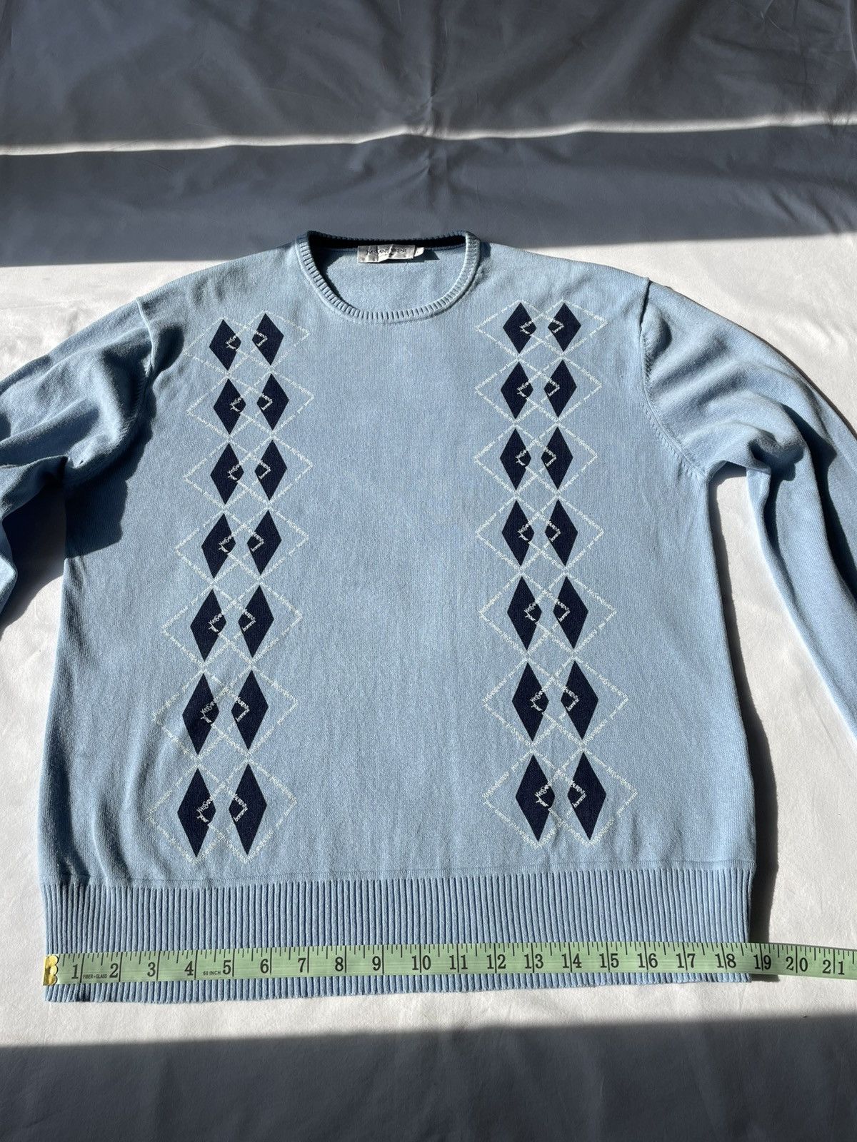 Yves Saint Laurent Yves Saint Laurent YSL Monogram Sweater Knit Vintage Size US L / EU 52-54 / 3 - 9 Thumbnail