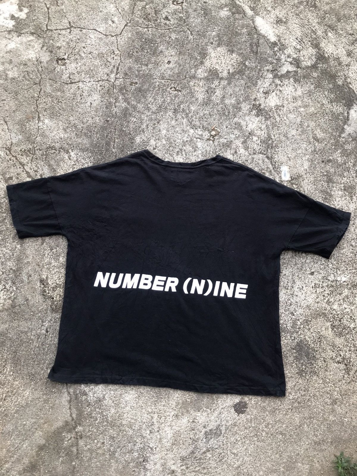 Number (N)ine Boxy T shirt Made in China
