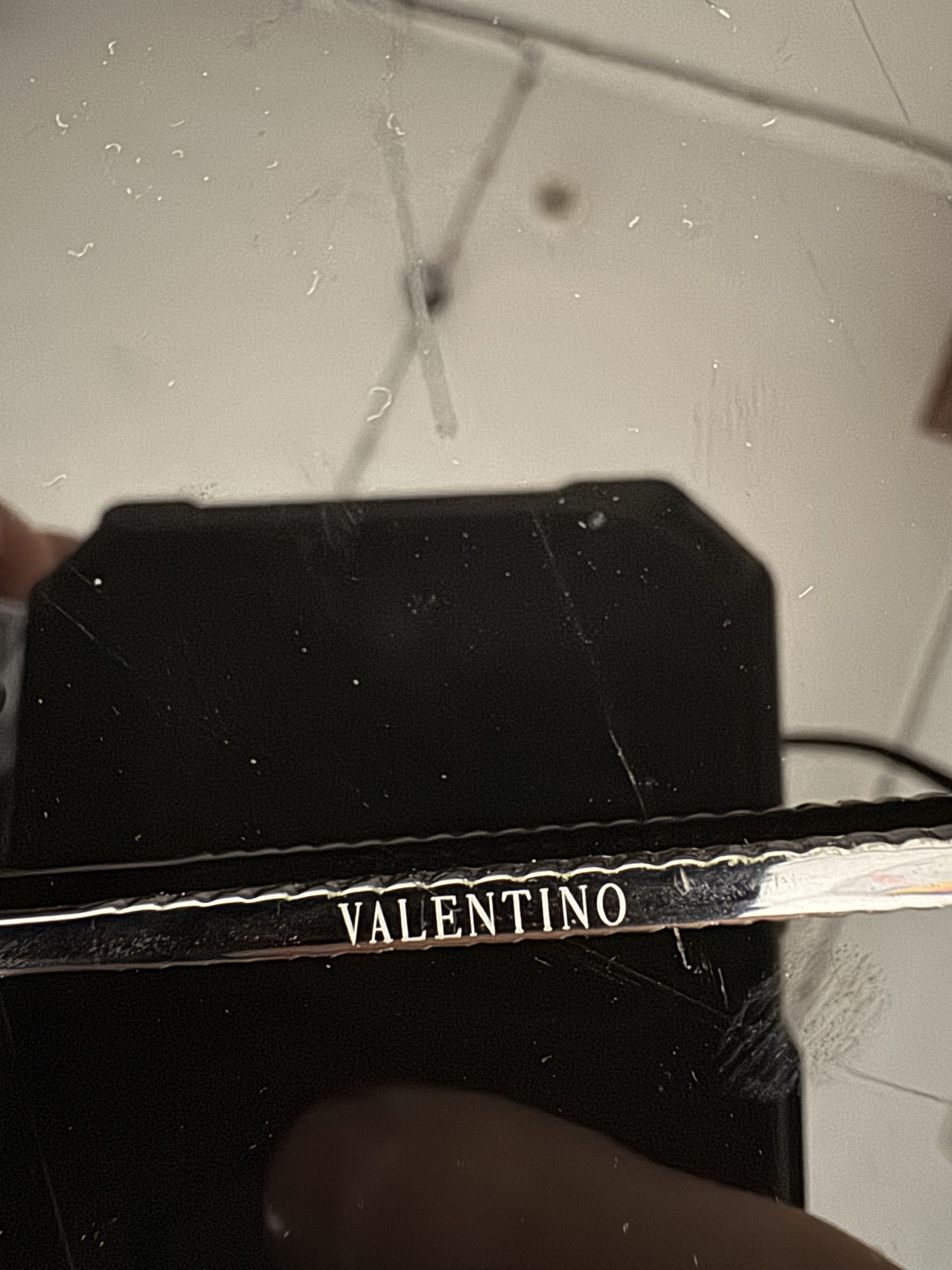 Valentino Valentino '90s Oversized Sunglasses with Butterfly and Gems Size ONE SIZE - 5 Thumbnail