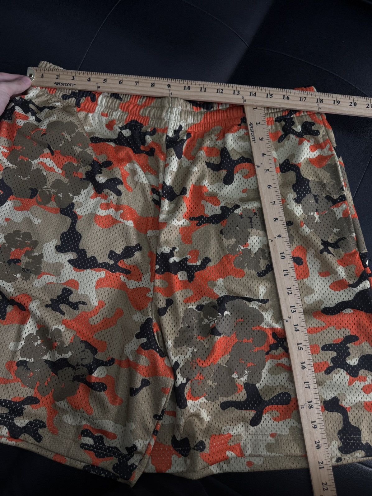 DENIM TEARS Denim Tears Mesh Summer Shorts Tan/Orange Size XXL (NEW) Size US 38 / EU 54 - 10 Thumbnail