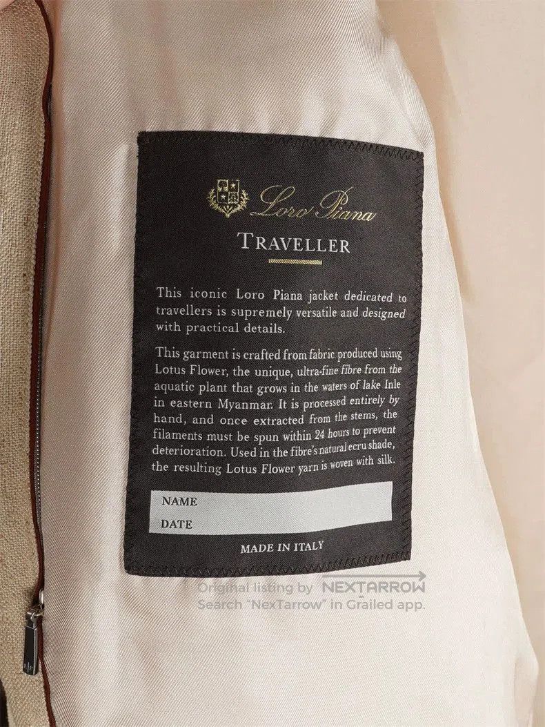Loro Piana Loro Piana Men's Lotus Fiber Jacket. Size US M / EU 48-50 / 2 - 7 Thumbnail