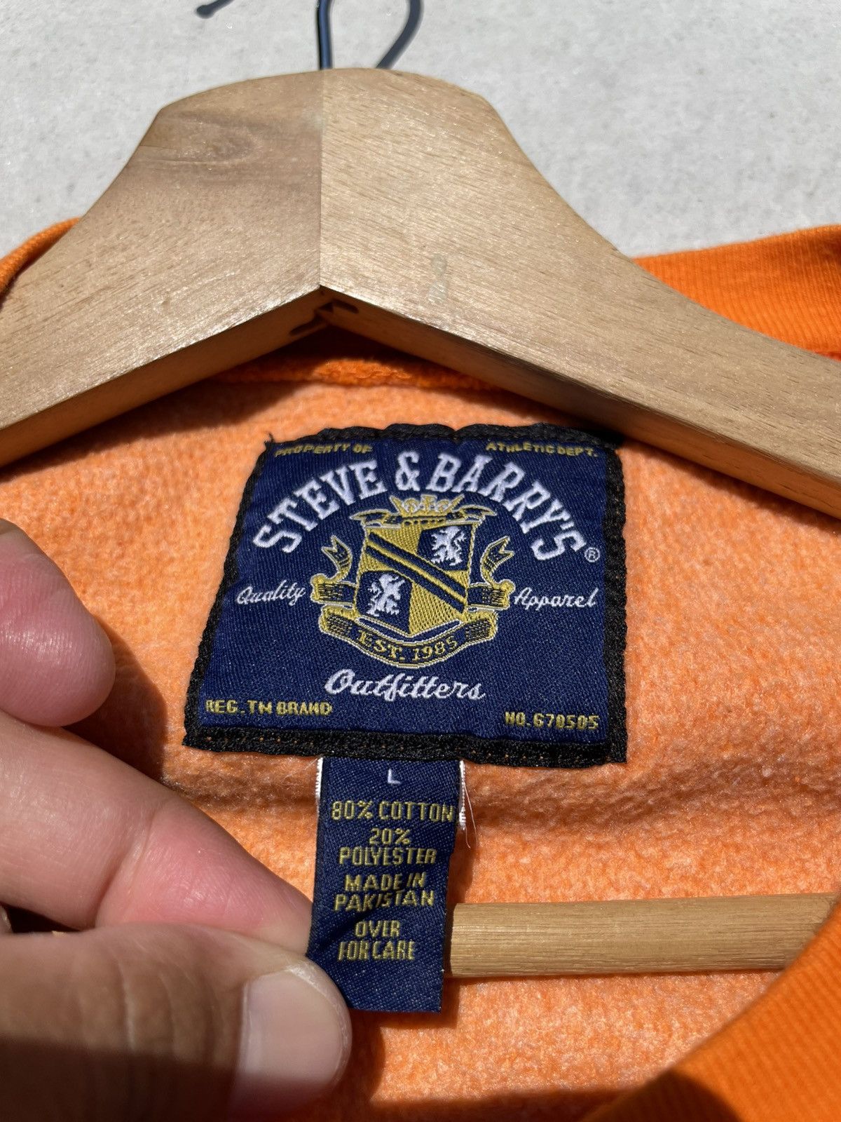 Steve And Barrys RARE 🔥 University Of Tennessee Volunteers Orange Sweatshirt Size US XL / EU 56 / 4 - 4 Thumbnail