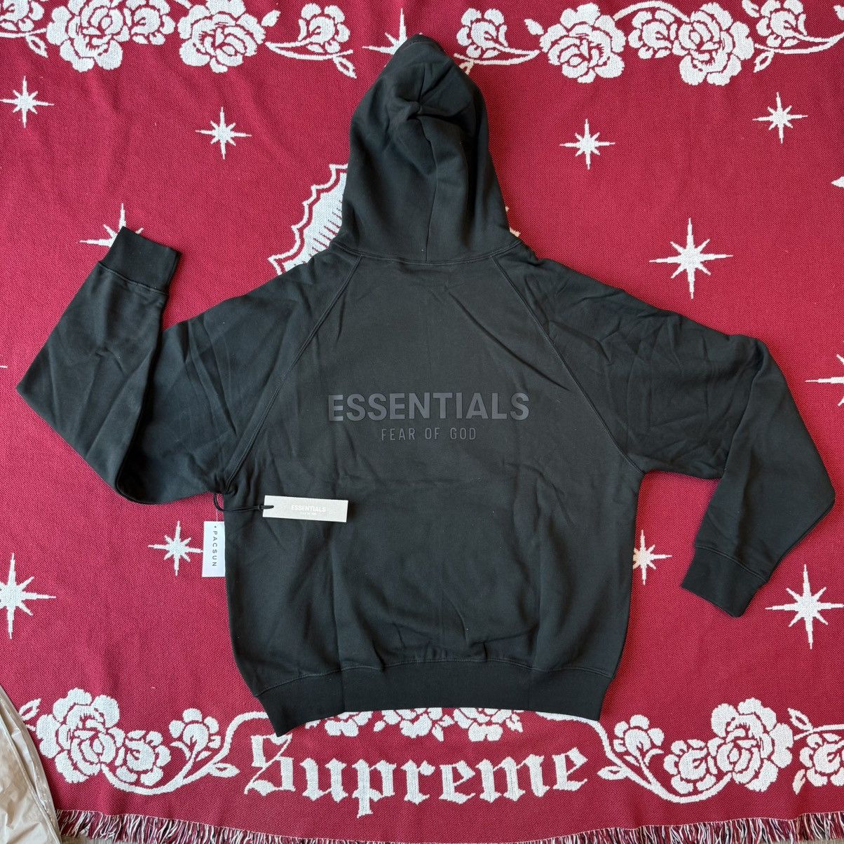 Fear of God SS21 Fear of God Essentials Pull-Over Hoodie Black Size M Size US M / EU 48-50 / 2 - 8 Thumbnail