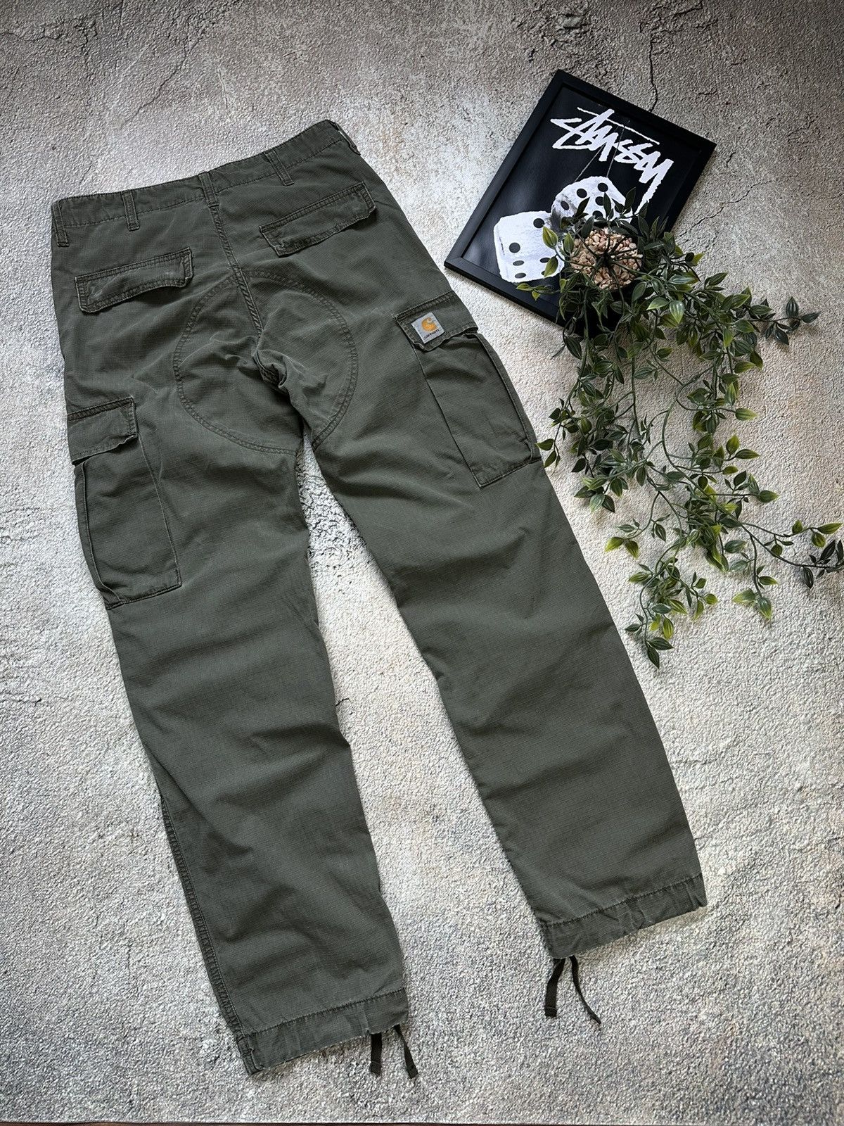 Carhartt × Vintage Vintage cargo pants carhartt boxy fit Size US 34 / EU 50 - 1 Thumbnail