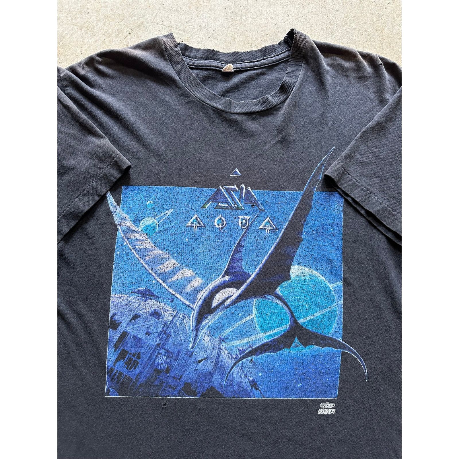 Hanes × Vintage Vintage Asia 1992 Aqua Album Release Tour Band Tee Large Size US L / EU 52-54 / 3 - 3 Thumbnail