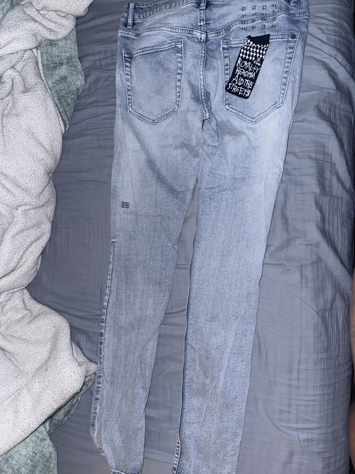 Designer × Ksubi Light blue pants barely worn Size US 31 - 2 Thumbnail