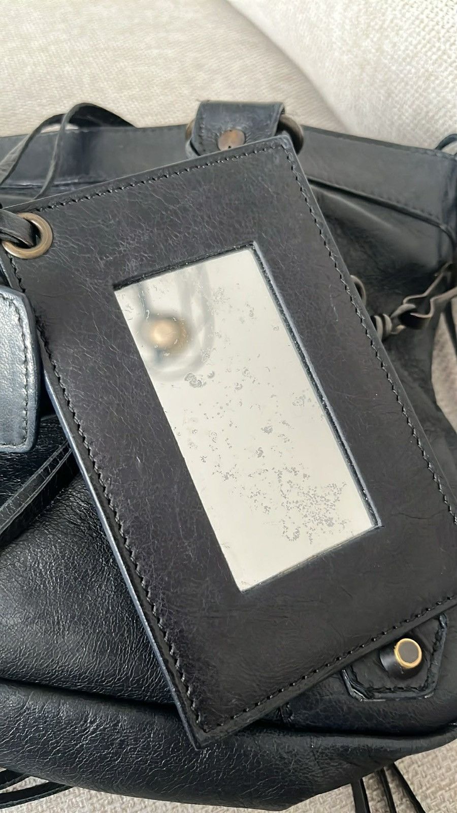 Balenciaga Balenciaga "The First" 2005 Black Chevre Leather Size ONE SIZE - 21 Thumbnail