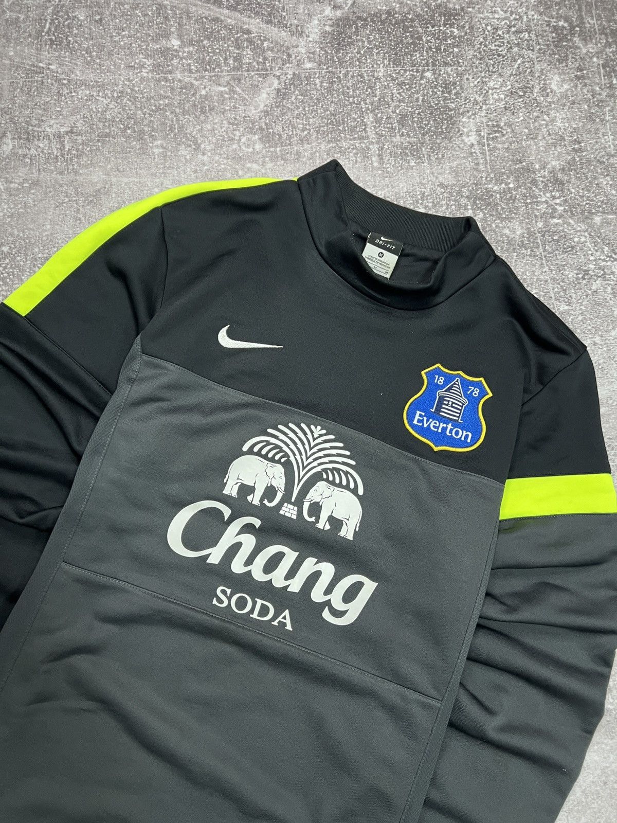 Nike EVERTON CHANG 2013 VINTAGE NIKE TEAM SOCCER SWEATSHIRT Size US M / EU 48-50 / 2 - 2 Thumbnail