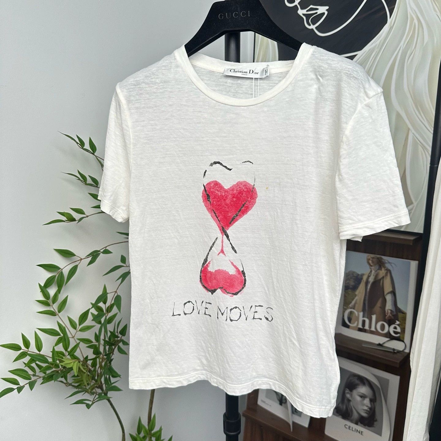 Dior dior white love moves short sleeve t-shirt Size XS / US 0-2 / IT 36-38 - 1 Thumbnail