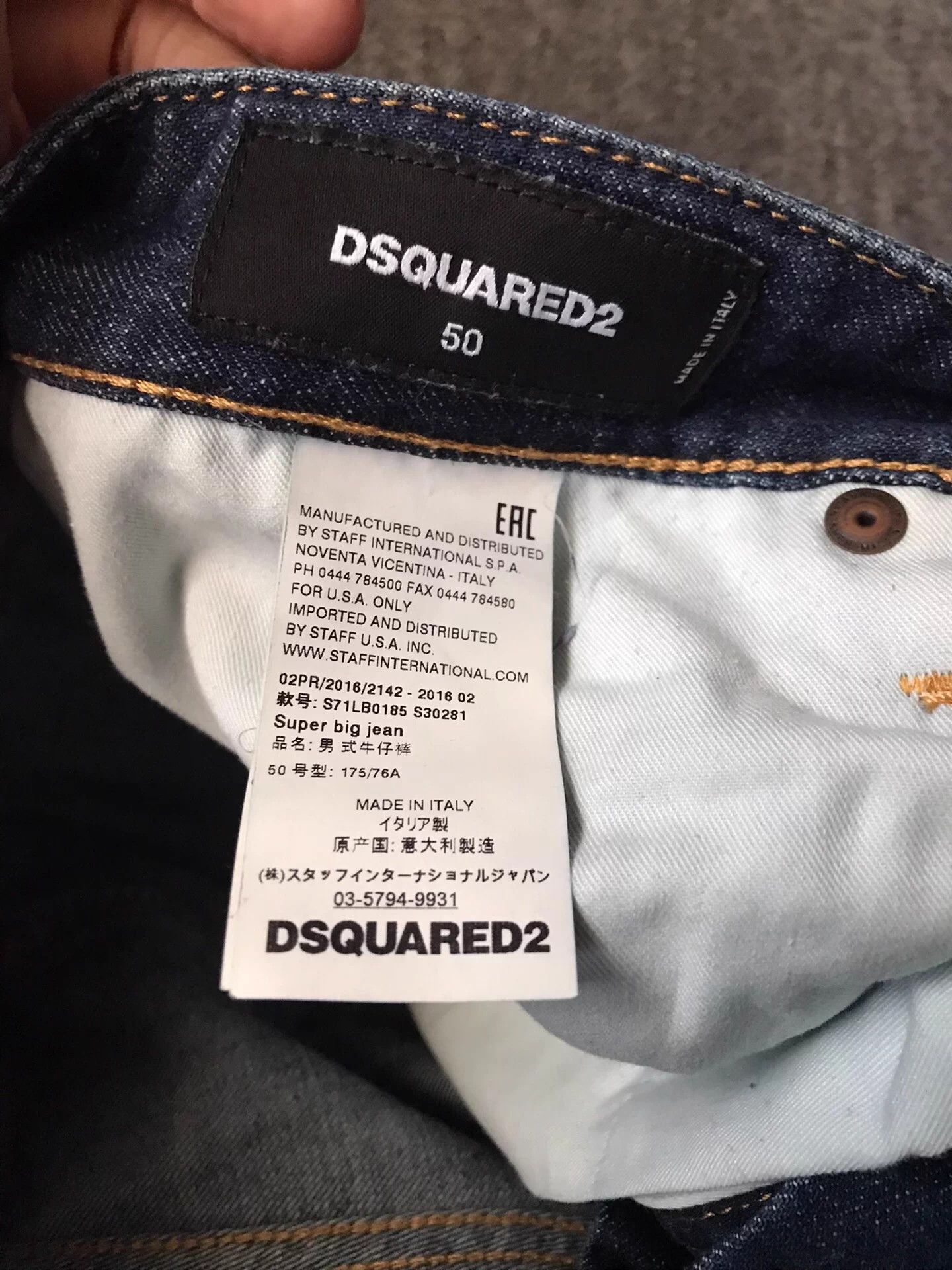 Dsquared2 DSQUARED2 50 Vintage Distressed Patches Sashiko Denim Size US 34 / EU 50 - 4 Thumbnail
