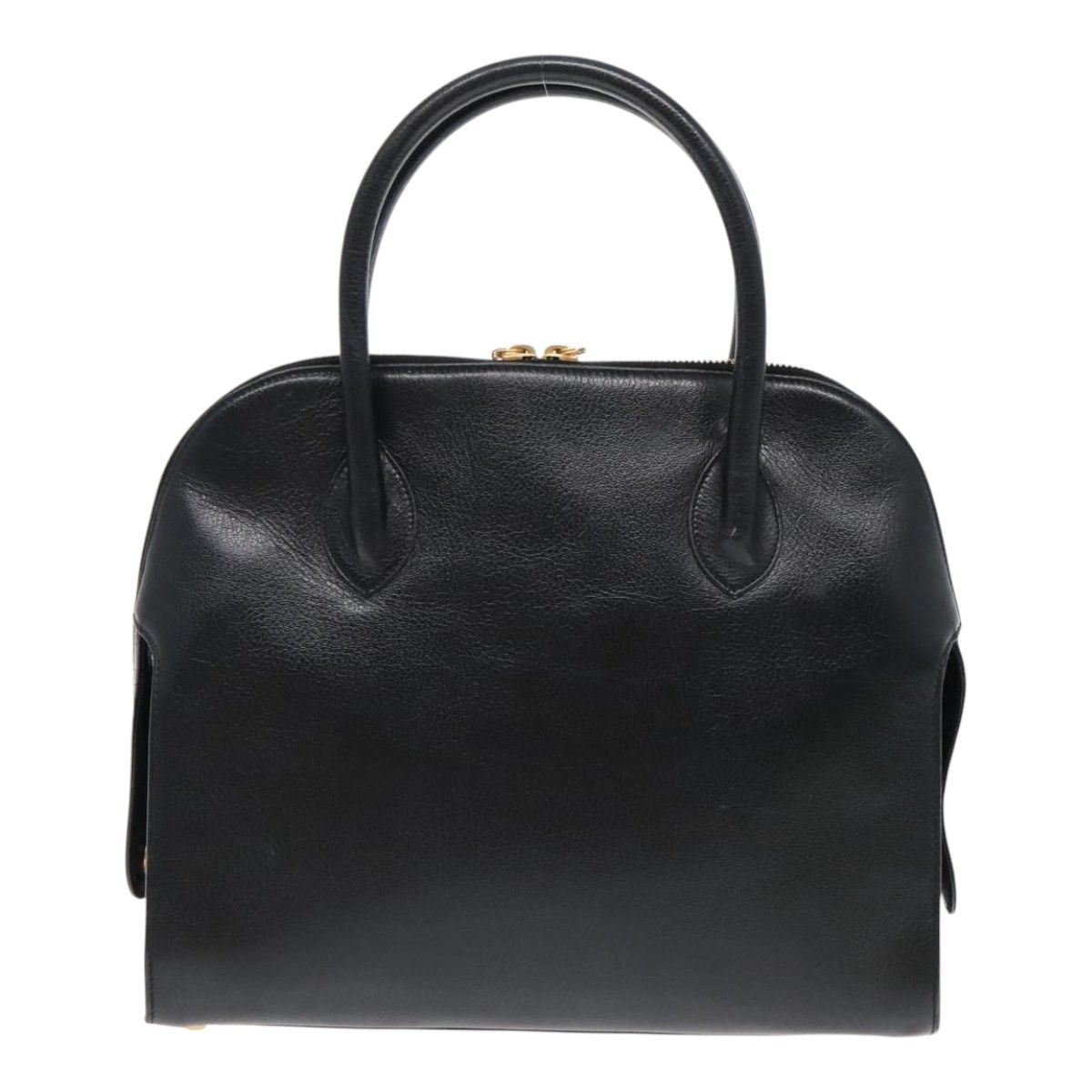 Salvatore Ferragamo Gancini Black Leather Handbag (Pre-Owned) Size ONE SIZE - 1 Thumbnail
