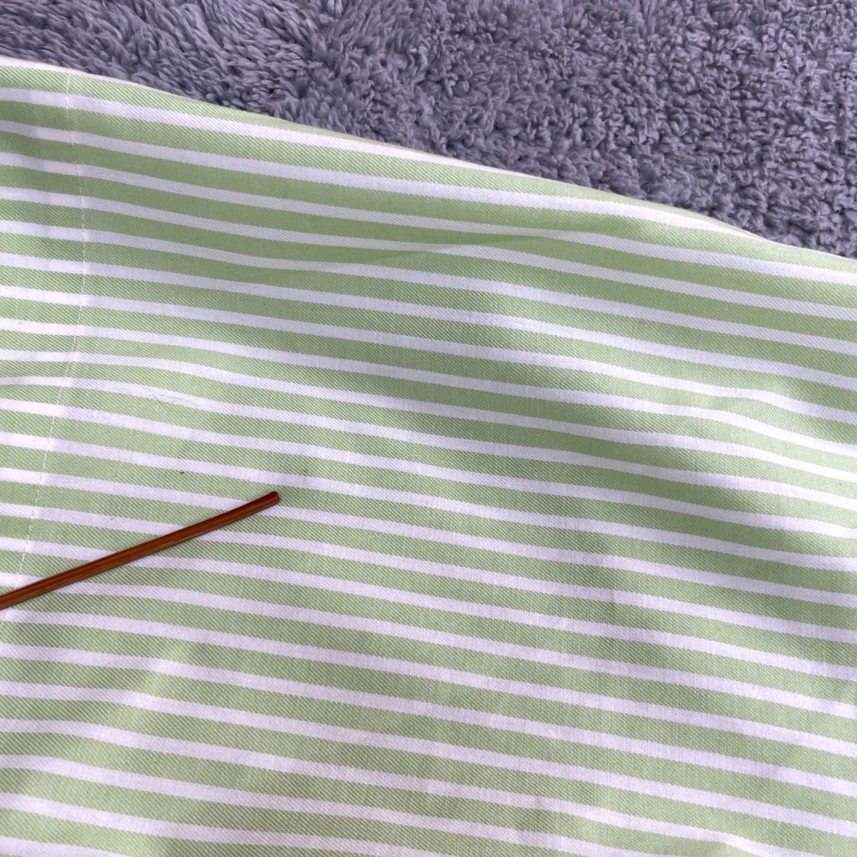 Vintage LL Bean Shirts Mens Medium Pink Green Striped Cotton Button Down Dress Size 40R - 7 Thumbnail