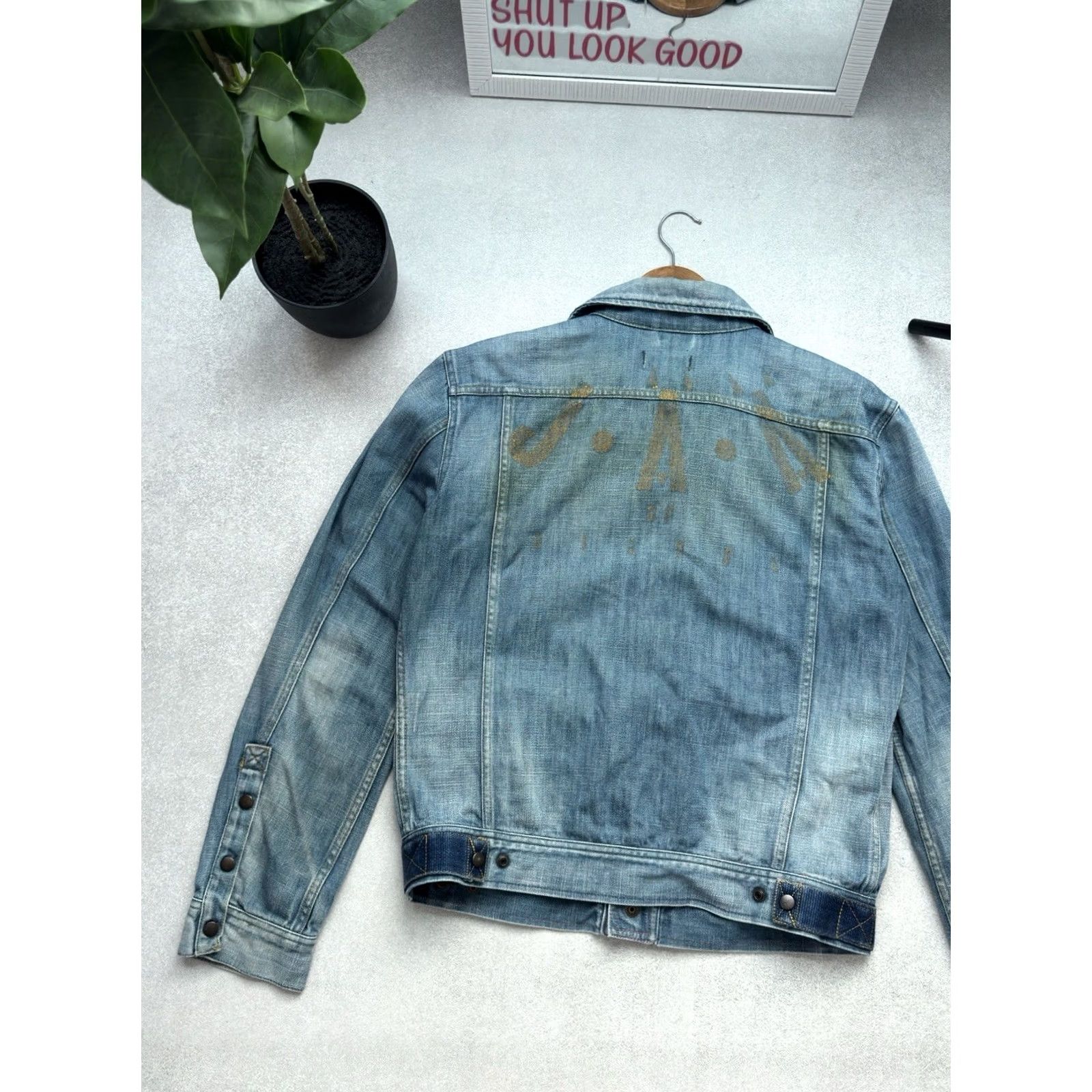 Diesel VINTAGE Diesel Denim Jeans Jacket Button Up Blue 90s Men L blue Jeans Jacket Diesel Shirts Size US 33 - 5 Thumbnail
