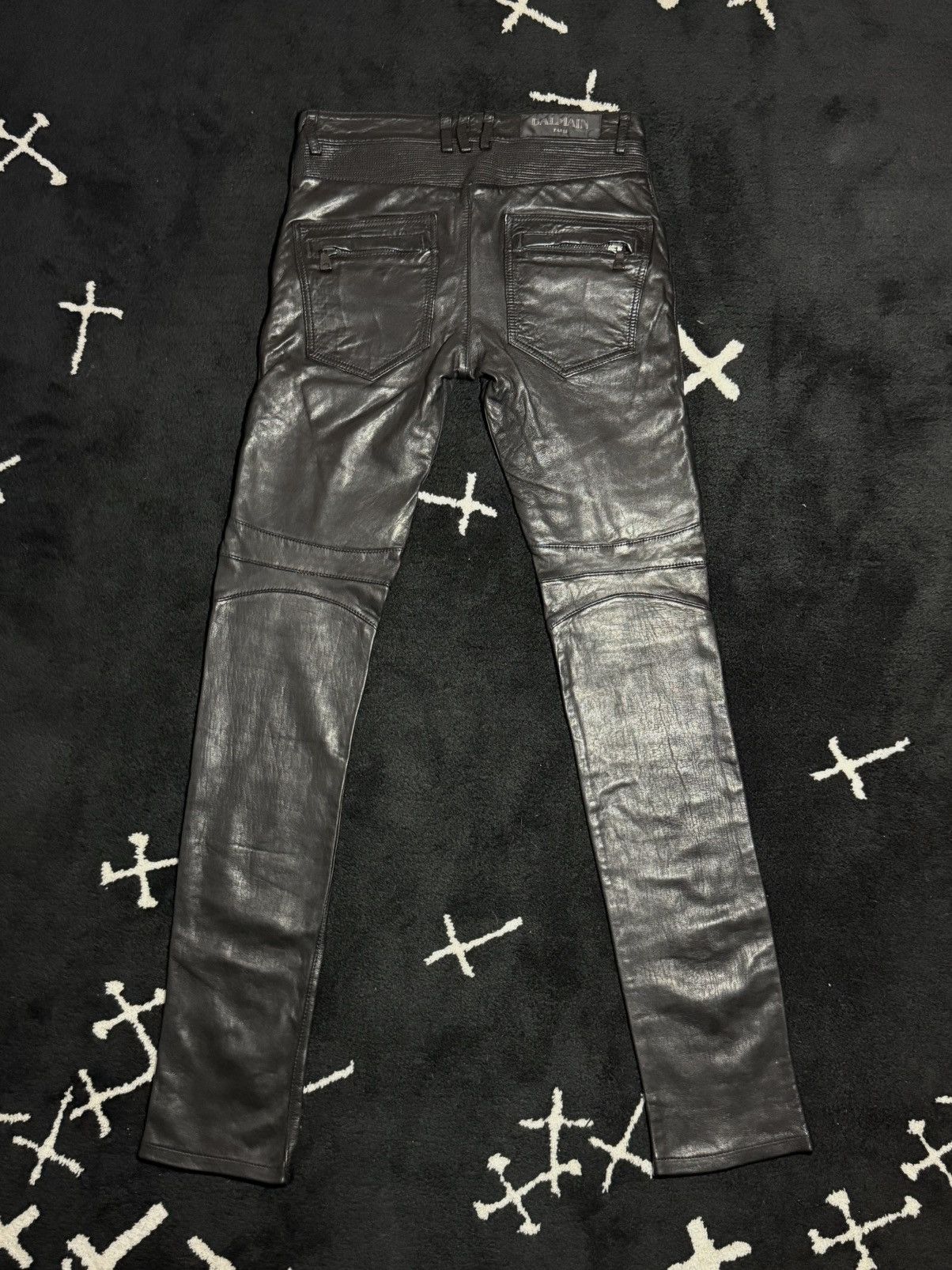 Jeans Balmain Decarnin SS10 - Décolorés Gris Clair - Taille 33 - Neuf (showroom)