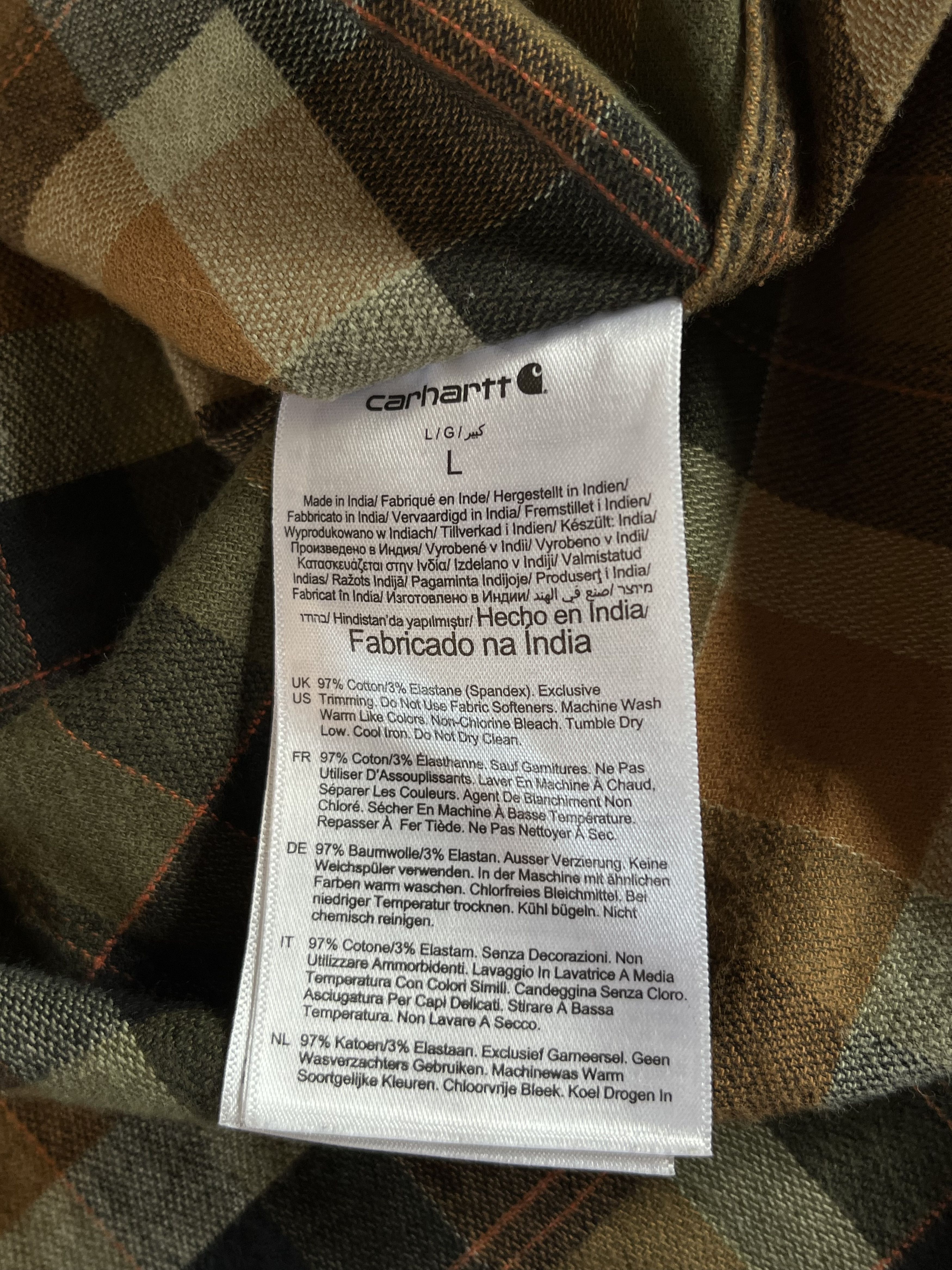 Carhartt Carhartt Rugged Flex Relaxed Fit Flannel Shirt Size US L / EU 52-54 / 3 - 5 Thumbnail