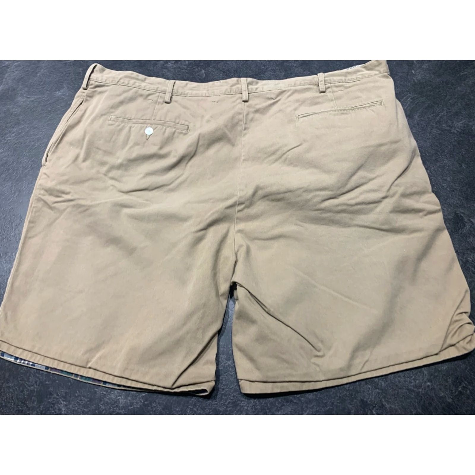 Polo Ralph Lauren VINTAGE Polo Ralph Lauren Reversible Shorts Men 46 Big & Tall Chino Outdoor Plaid Khaki Size US XXL / EU 58 / 5 - 2 Thumbnail