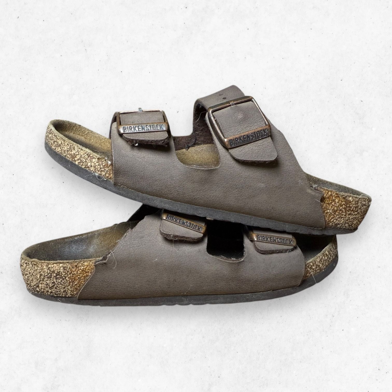 Birkenstock Birkenstock Arizona Two Straps Brown Sandals NO SIZE 9in Size US 5.5 / IT 35.5 - 6 Thumbnail