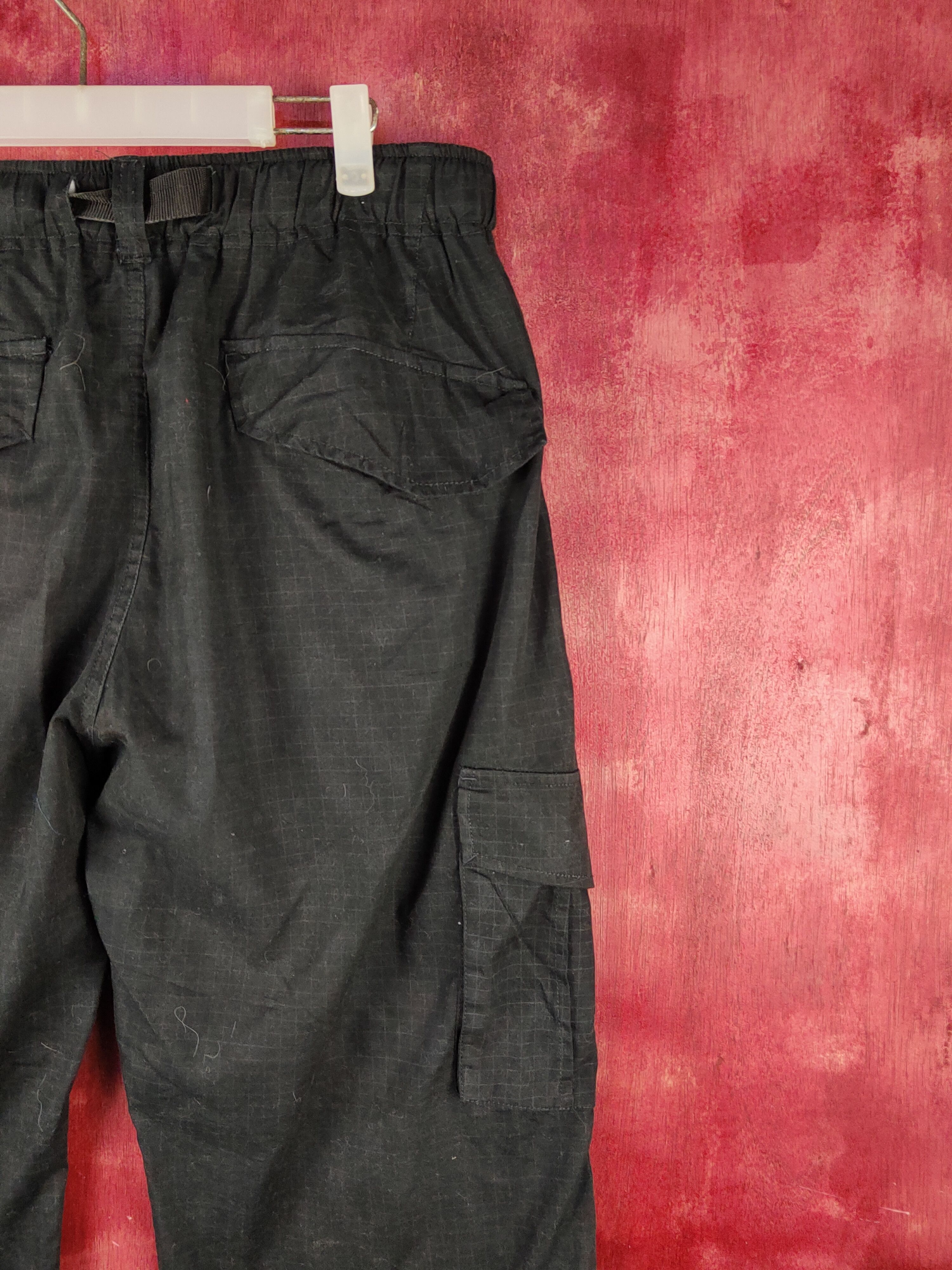 Japanese Brand DL Japan Black Multipocket Tactical Cargo Pants #S2048 Size US 36 / EU 52 - 10 Thumbnail