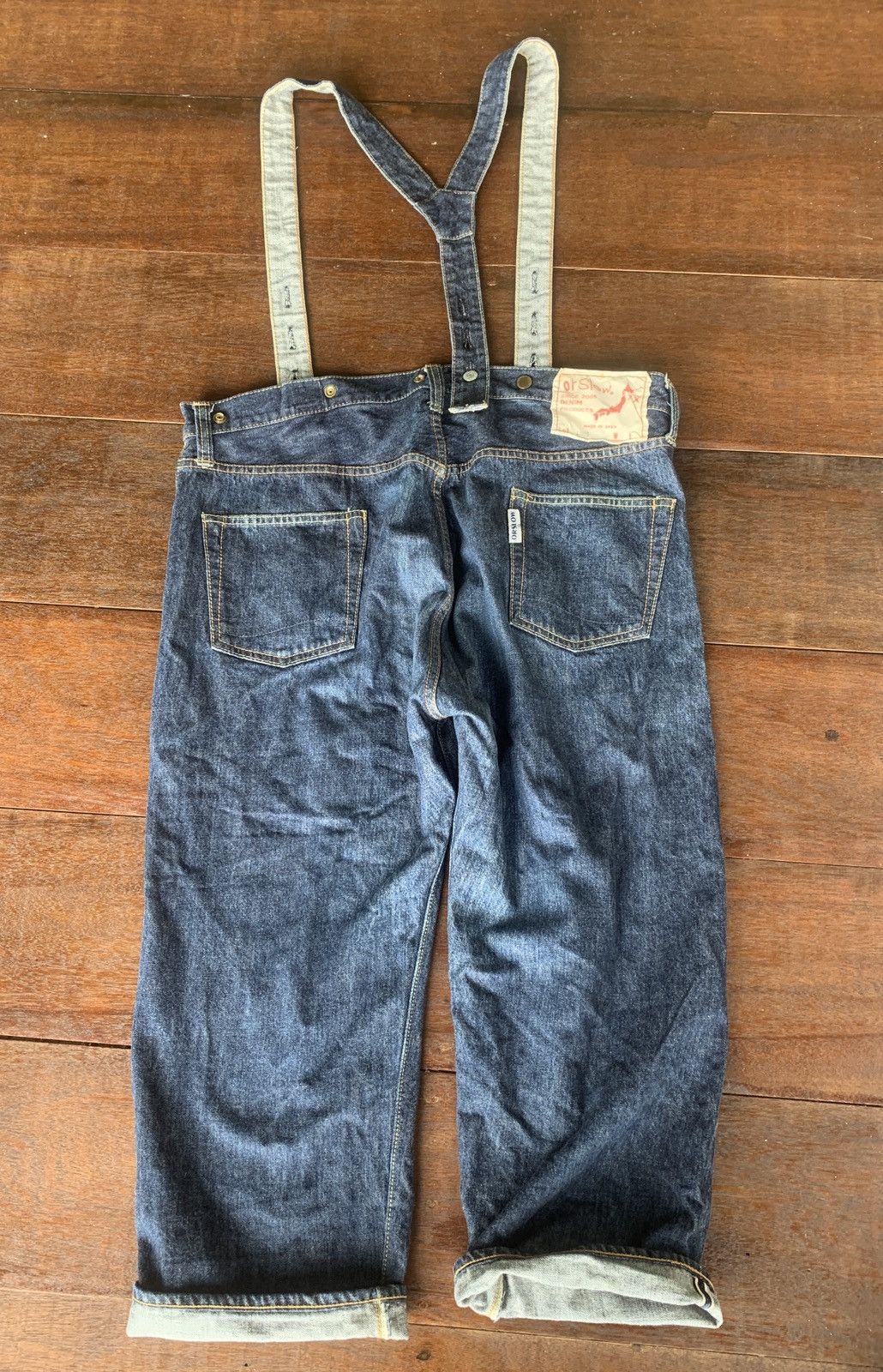 Japanese Brand × Orslow Orslow Japan selvedge denim jump suit like new Size US 43 - 1 Thumbnail