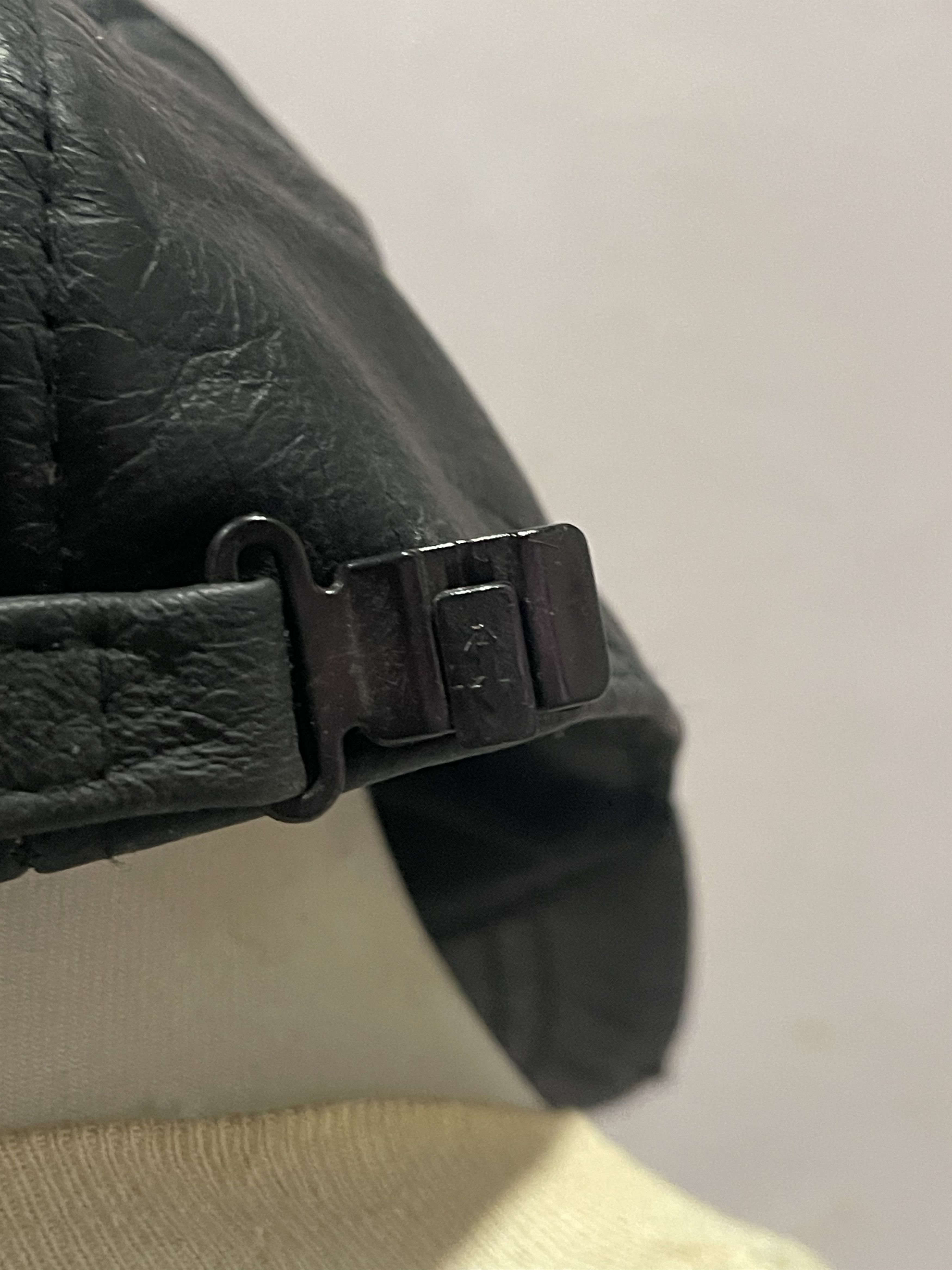 If Six Was Nine Vintage Black Leather Cap Size ONE SIZE - 6 Thumbnail