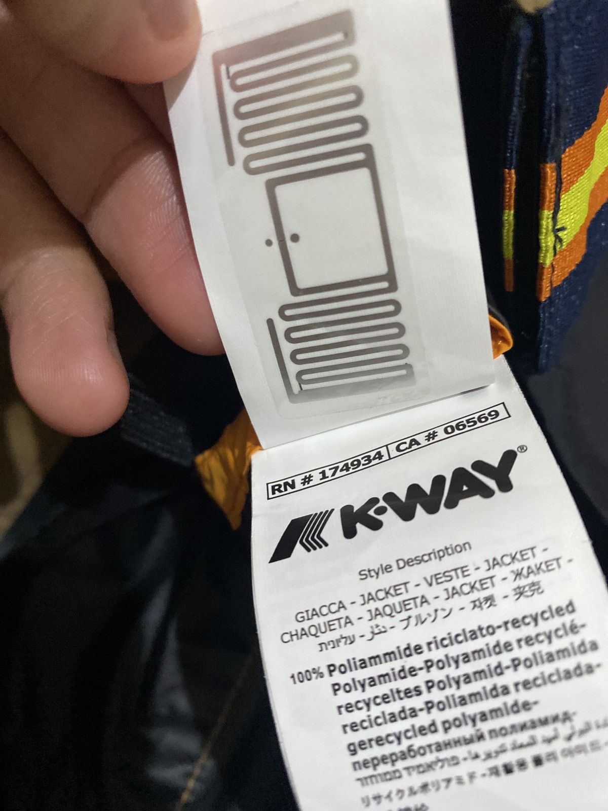 K-Way × Palace Palace K-Way Le Vrai 4.0 Horatio Dog Jacket Purple/Orange Size ONE SIZE - 9 Thumbnail
