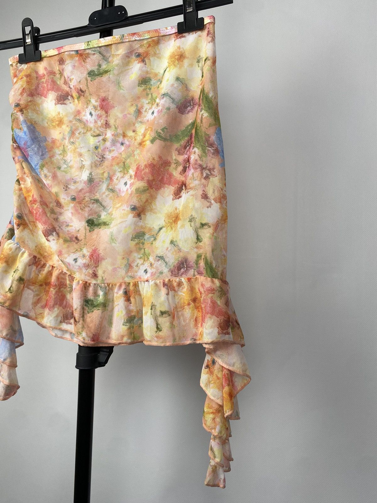 Japanese Brand Style Save The Queen Jean Paul Gaultier Mesh Skirt Size 26" / US 2 / IT 38 - 3 Thumbnail