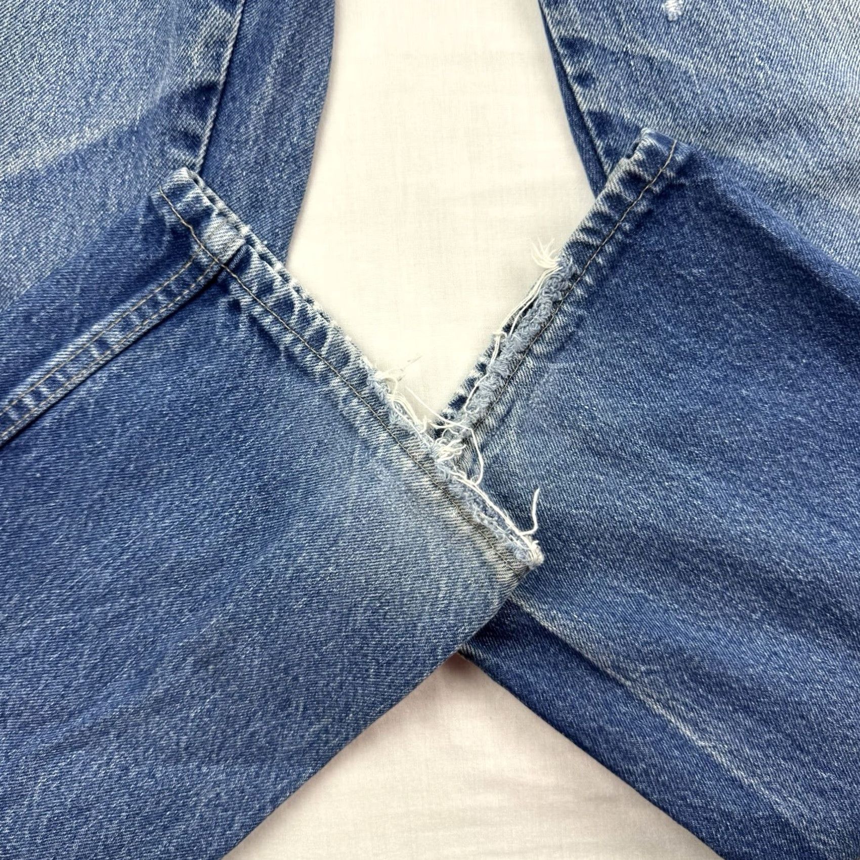 Dickies VINTAGE Dickies Jeans Adult 36x34 Relaxed Fit Faded Worn Workwear Hipster Y2K Blue Mens Jeans Size US 36 / EU 52 - 3 Thumbnail