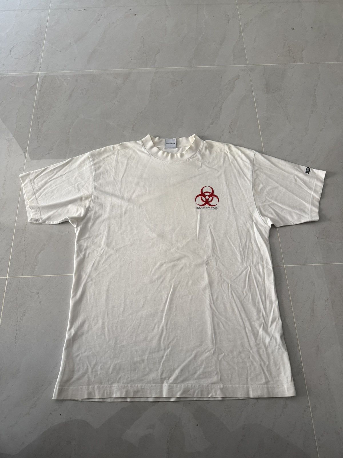 Vetements Vetements AW18 Genetically Modified White Oversized T Sz.XS Size US XS / EU 42 / 0 - 1 Thumbnail