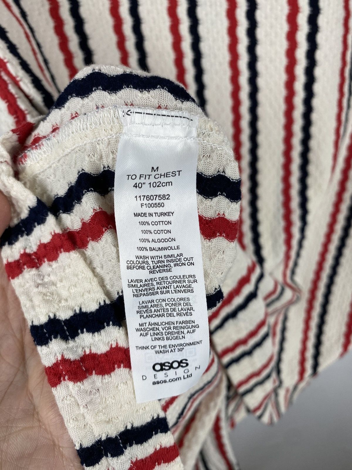 Asos Asos Knit Polo Tee Button Up browne style size M Size US M / EU 48-50 / 2 - 6 Thumbnail