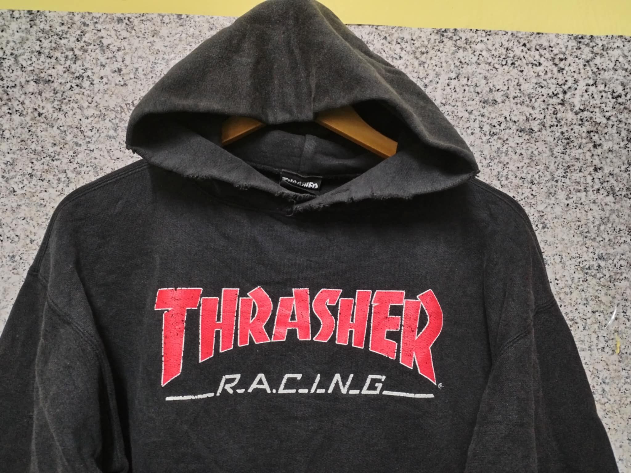 Thrasher × Vintage 🔻VINTAGE DISTRESSED THRASHER VERY RARE 🔻 Size US M / EU 48-50 / 2 - 3 Thumbnail