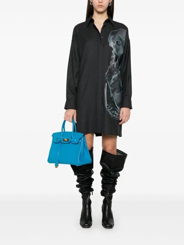Fendi o1loc1c0426 Dress in Black Size L / US 10 / IT 46 - 5 Thumbnail