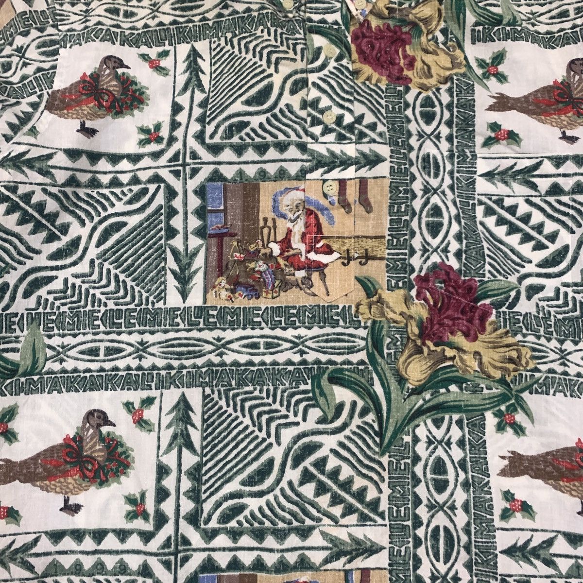 Reyn Spooner Vtg Mele Kalikimaka Reyn Spooner Tropical Hawaiian Shirt Size US L / EU 52-54 / 3 - 9 Thumbnail