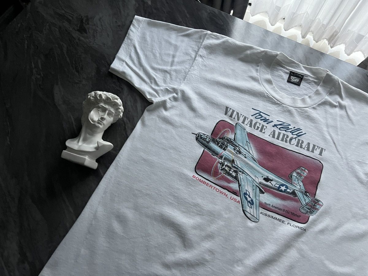 Vintage Tom Reilly : Vintage Aircraft Bomber Town B-25J Size US XL / EU 56 / 4 - 3 Thumbnail