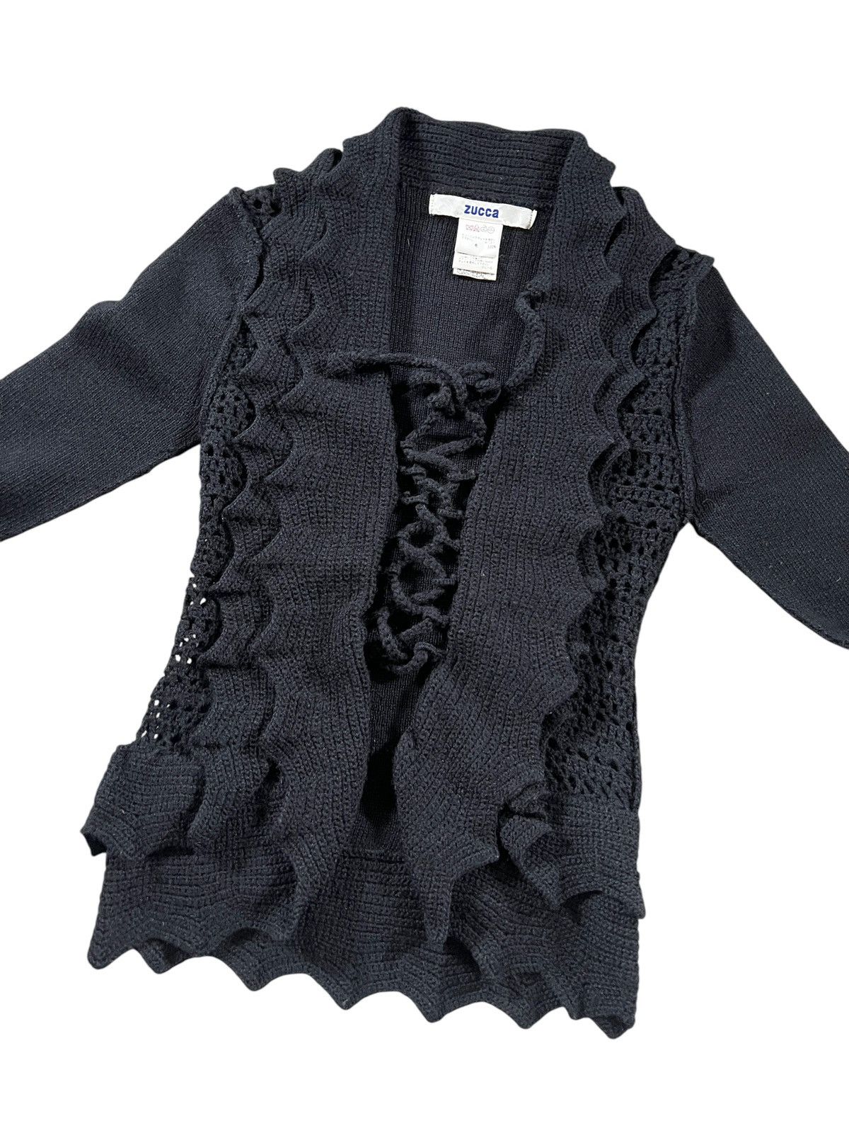 CABANE de ZUCCa 1990 Zucca Gothic Cardigan Size XS / US 0-2 / IT 36-38 - 5 Thumbnail