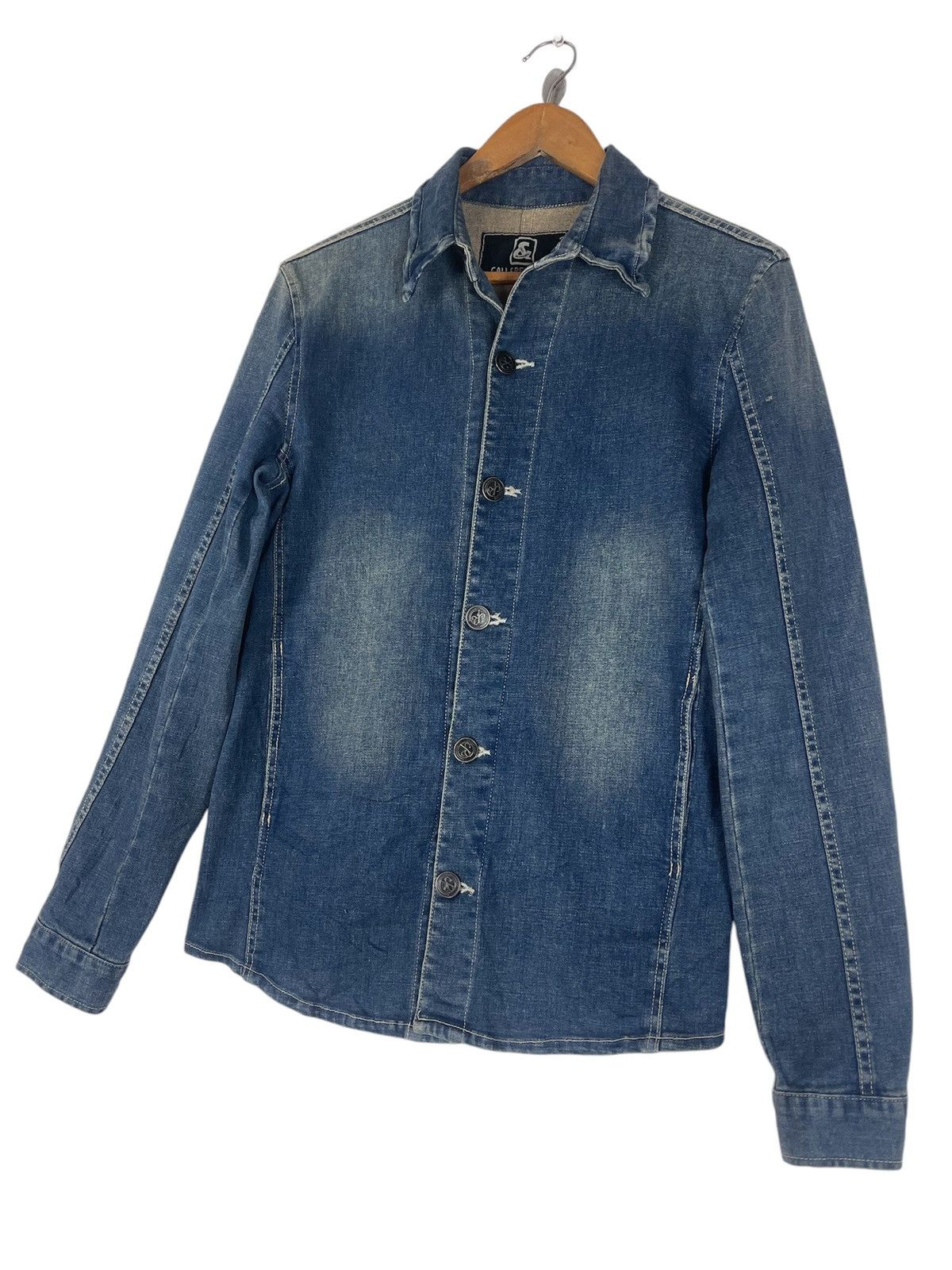 Japanese Brand CALL&RESPONSE DENIM JACKET Size US M / EU 48-50 / 2 - 3 Thumbnail