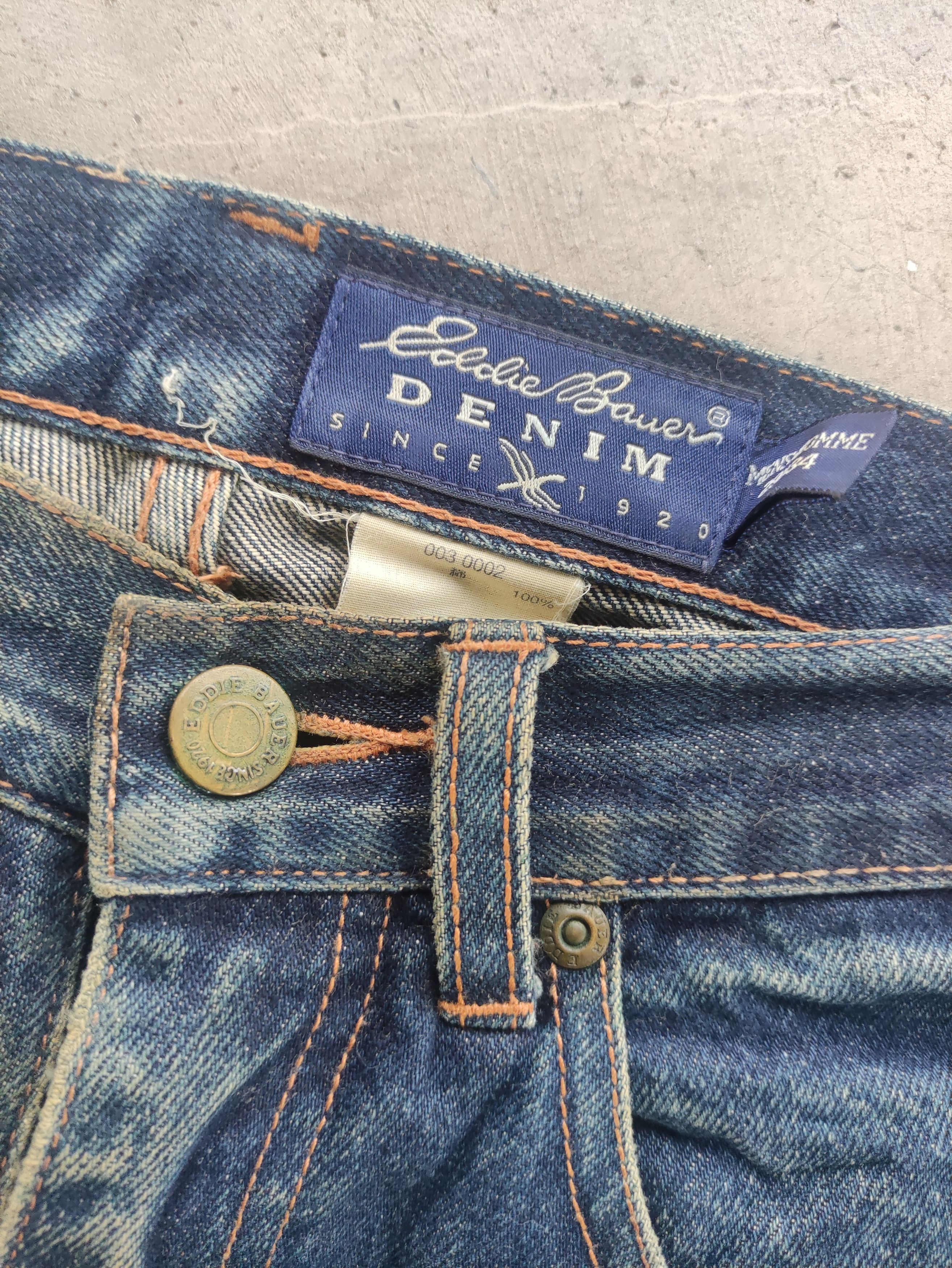 Eddie Bauer Vintage Eddie Bauer Jean Distressed Faded Denim Size US 30 / EU 46 - 5 Thumbnail
