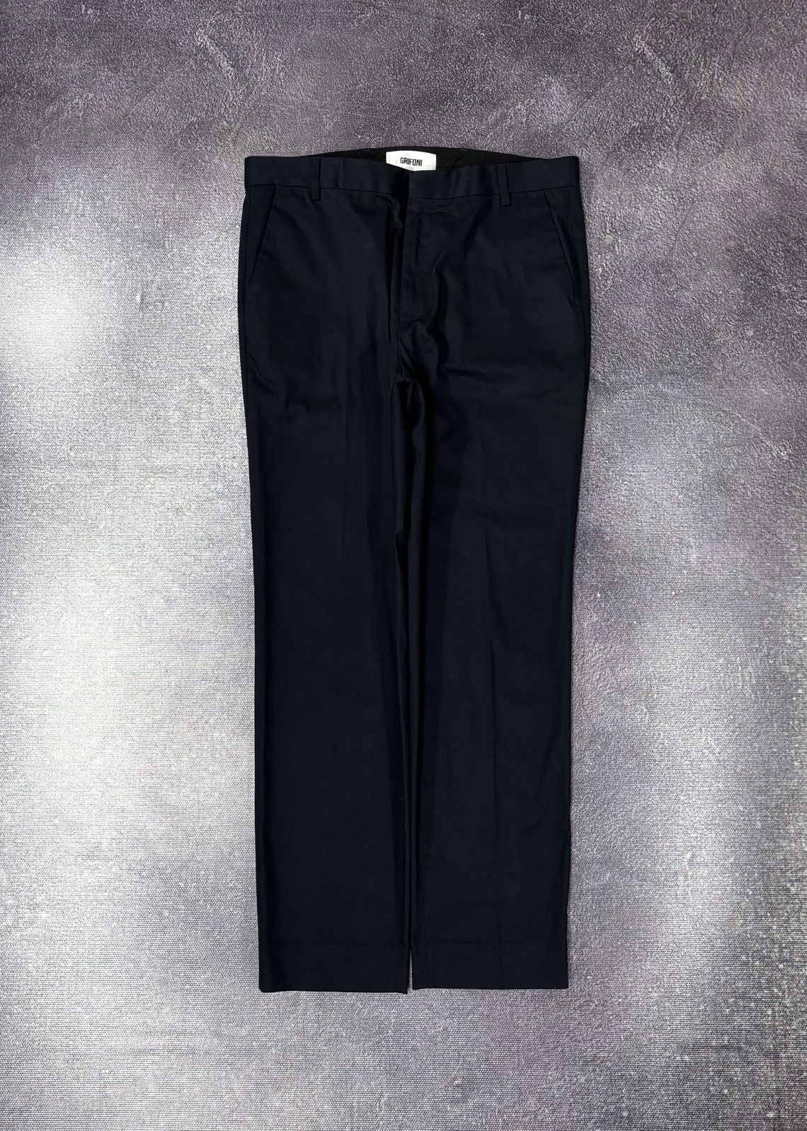 Grifoni Mauro Grifoni Men’s Navy Blue 2-Piece Cotton Stretch Suit Size 42R - 16 Thumbnail
