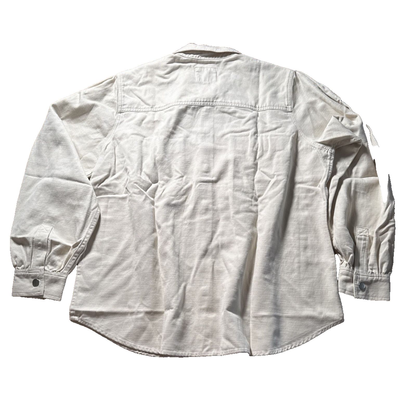 Rails Rails Fern Snap Shirt in Bone Long Sleeve Pocket Detail XL Size XL / US 12-14 / IT 48-50 - 10 Thumbnail