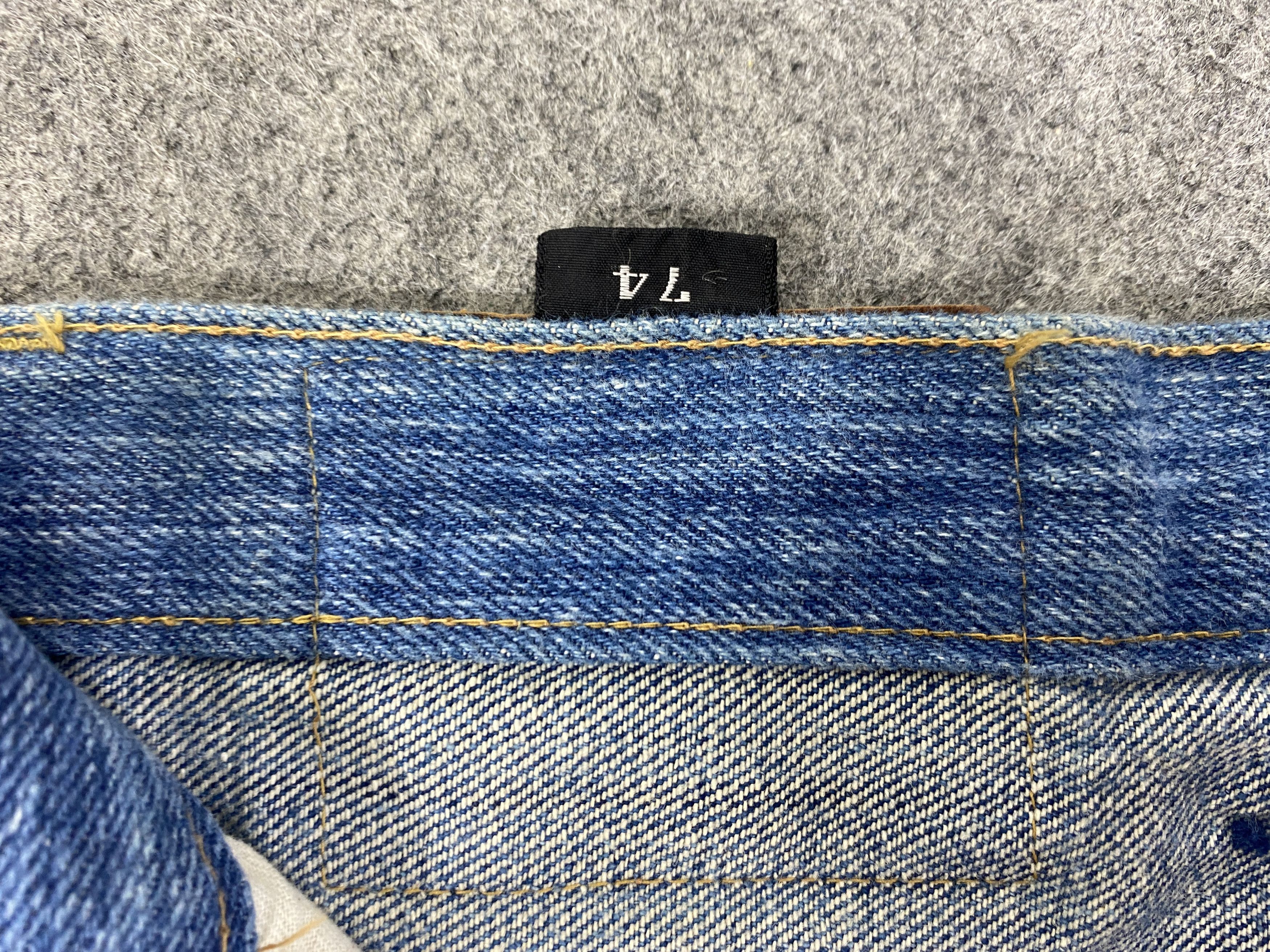 Japanese Brand Blue Vintage Lubbock Flare Denim Jeans 28x28.5 - JN3363 Size US 28 / EU 44 - 9 Thumbnail