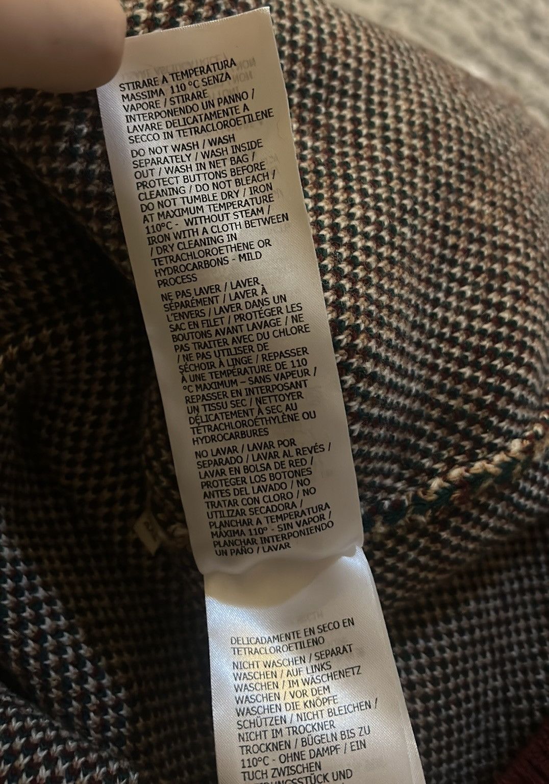 Gucci Gucci Monogram Checked Wool Intarsia Dress size XXL Size XXL / US 16-18 / IT 52-54 - 9 Thumbnail
