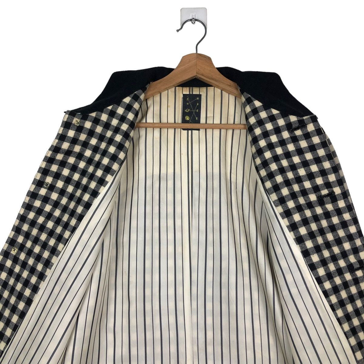 Issey Miyake 🔥VINTAGE CHORE JACKET TARTAN DESIGN HAKKA JAPAN MADE Size US M / EU 48-50 / 2 - 14 Thumbnail