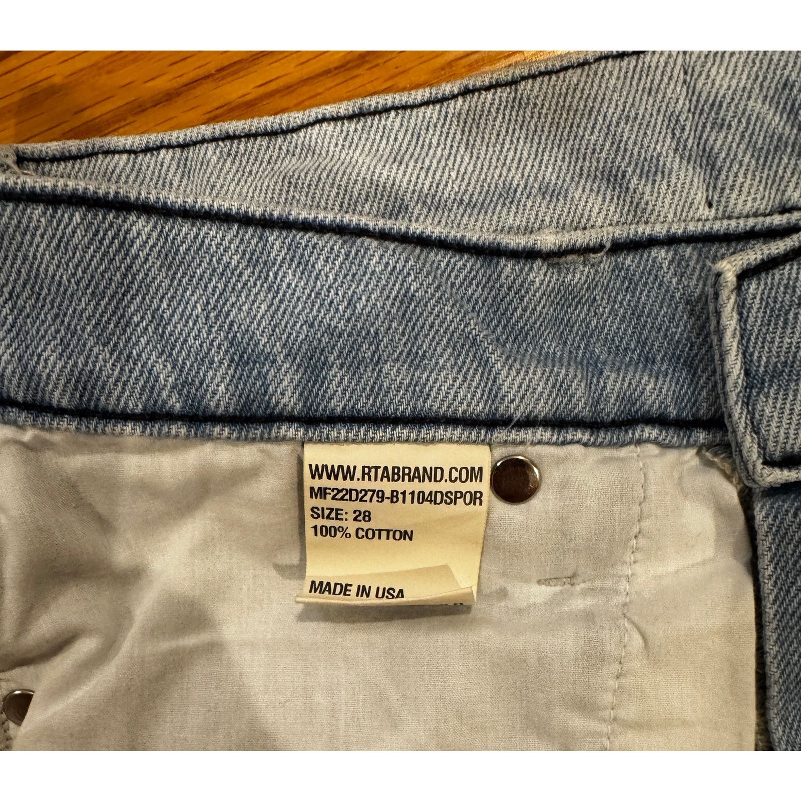 Rta RtA Denis Flared Jeans Laser Etched Japanese Dragon 28x32 Size US 28 / EU 44 - 4 Thumbnail