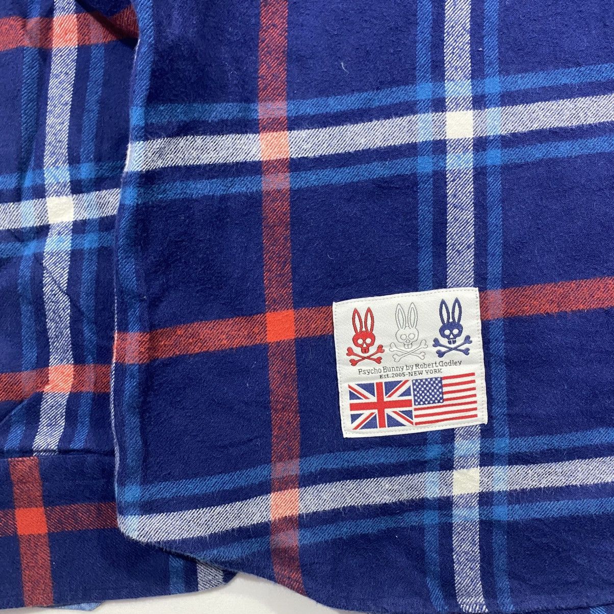 Psycho Bunny Psychobunny x Robert Godley Flannel Shirt Size US L / EU 52-54 / 3 - 4 Thumbnail