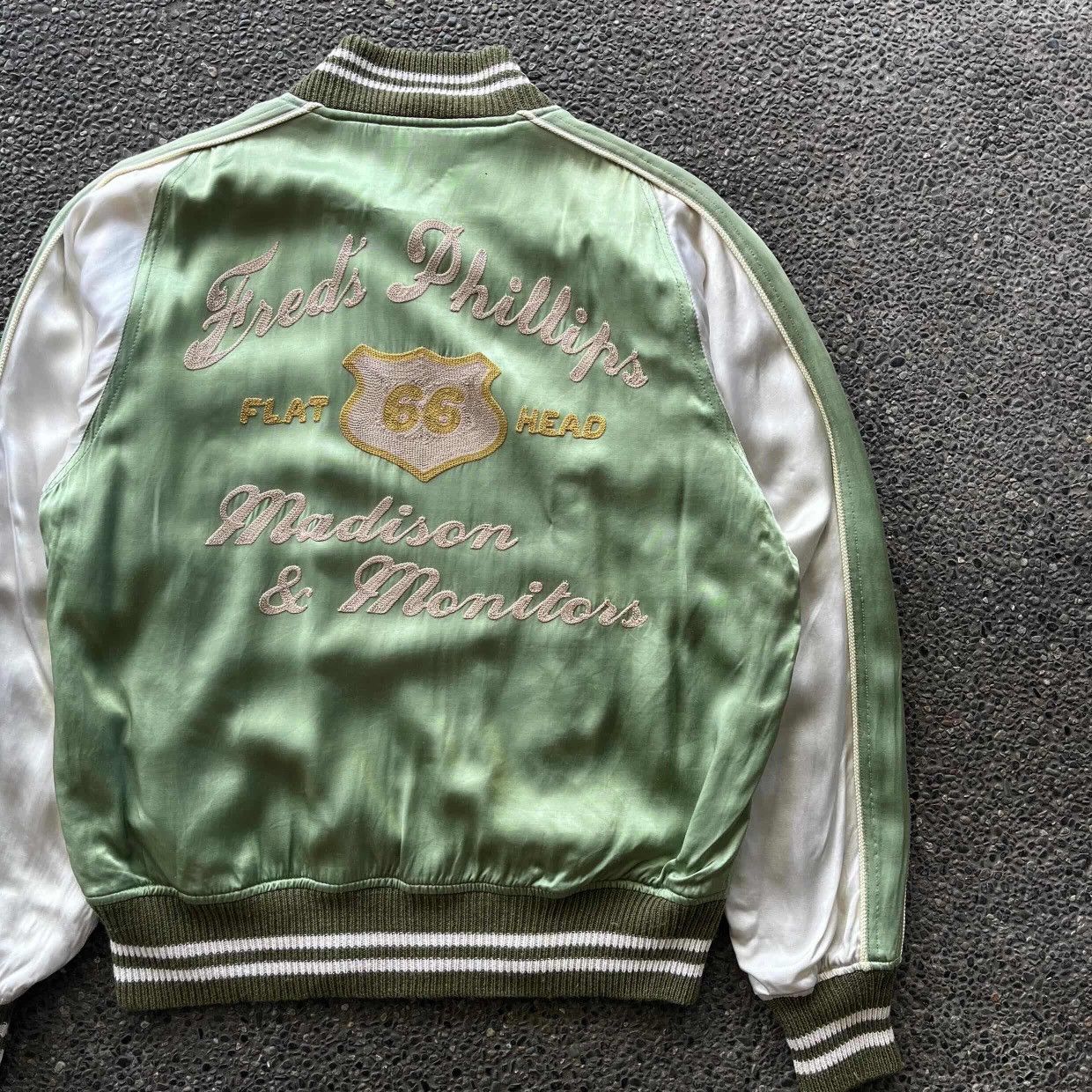 The Flat Head The Flat Head Co. Freds Phillips Chainstitch Souvenir Jacket Size US M / EU 48-50 / 2 - 11 Thumbnail