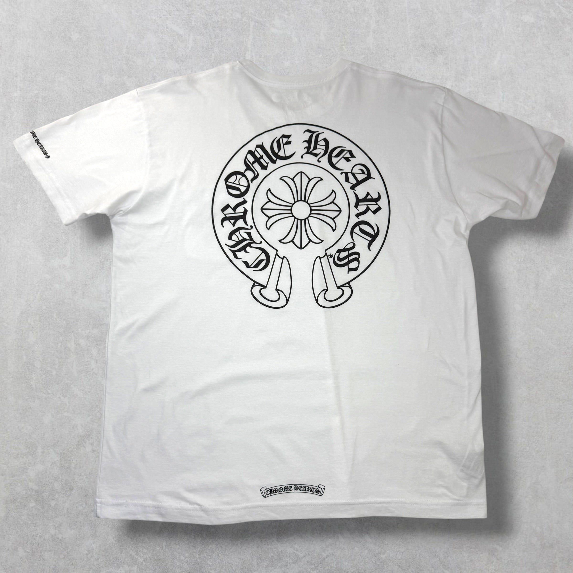 Chrome Hearts Chrome Hearts Horseshoe Logo Tee White XL Size US XL / EU 56 / 4 - 2 Thumbnail
