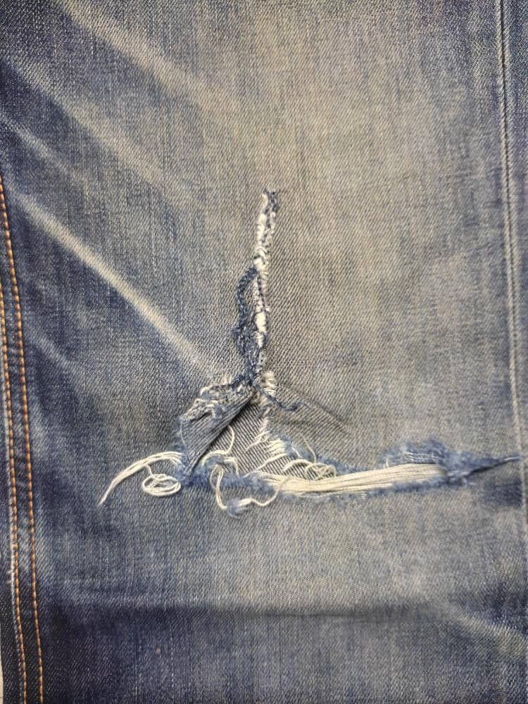 Edwin × Japanese Brand VINTAGE EDWIN 503 PREMIUM DISTRESSED JEANS MUD WASH FADED Size US 31 - 5 Thumbnail